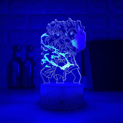 gon and killua | hunter x hunter | gon and killua cute | Hunter x Hunter | hunter x hunter gon | gon hunter x hunter | Killua | Killua Zoldyck | Gon Freecss | Gon Action Figure | killua action figure | night lamp | table lamp | lamps | killua zoldyck led anime lamp | killua lamp | anime lamp
