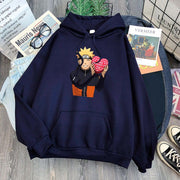 Happy Valentines Day Hoodie dark blue
