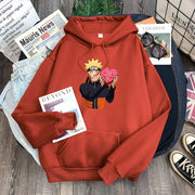 Happy Valentines Day Hoodie brick red