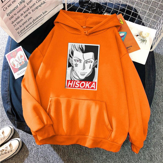 Hisoka Morow hoodie orange