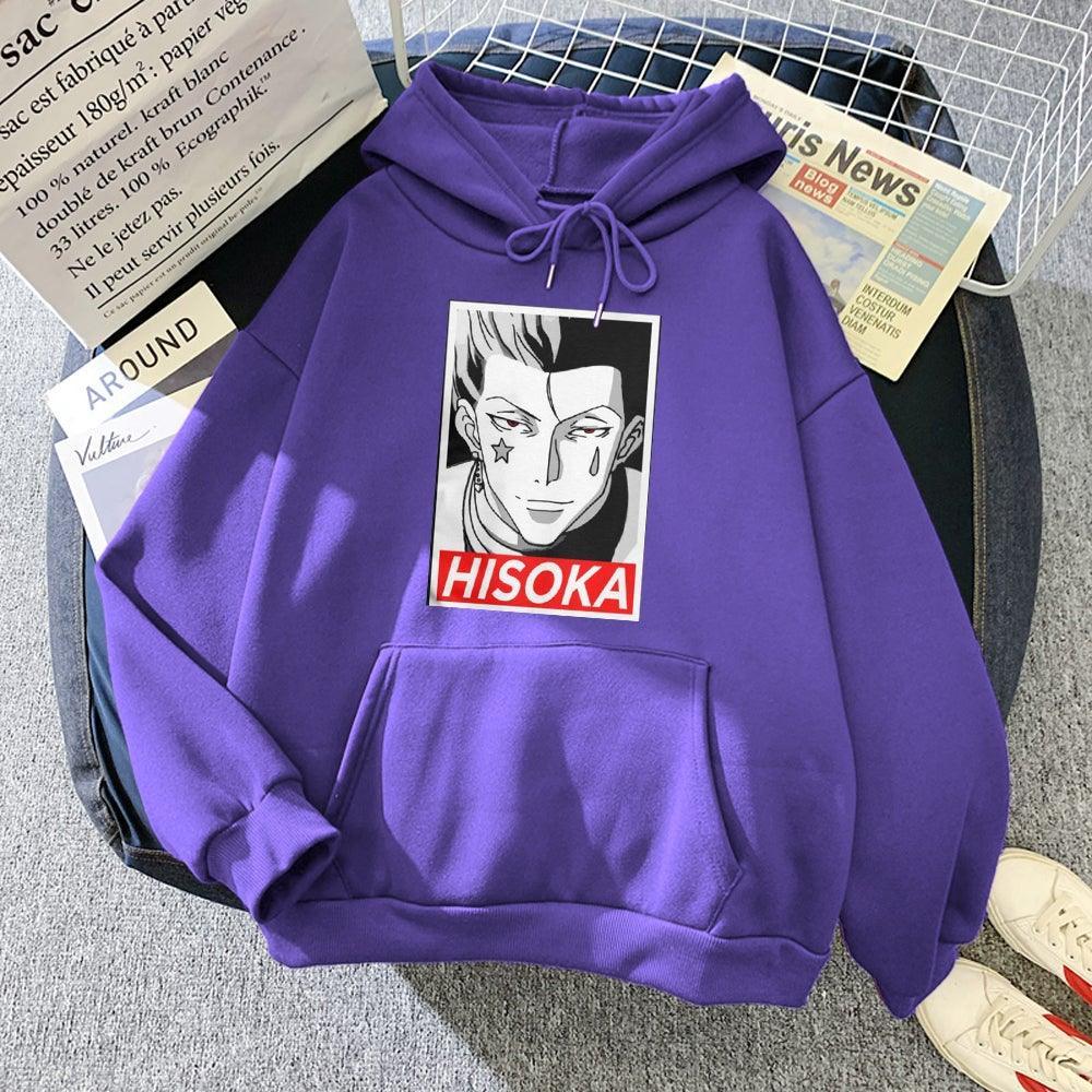 Hisoka Morow hoodie purple