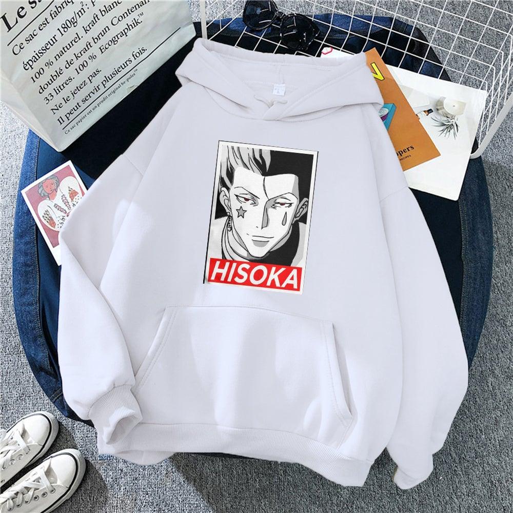 Hisoka Morow hoodie white