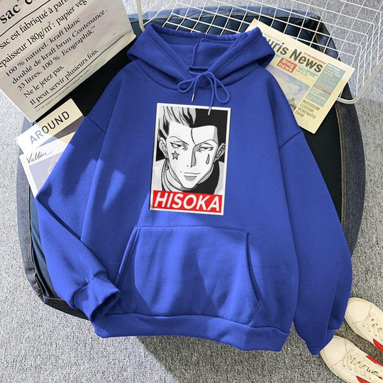 Hisoka Morow hoodie blue