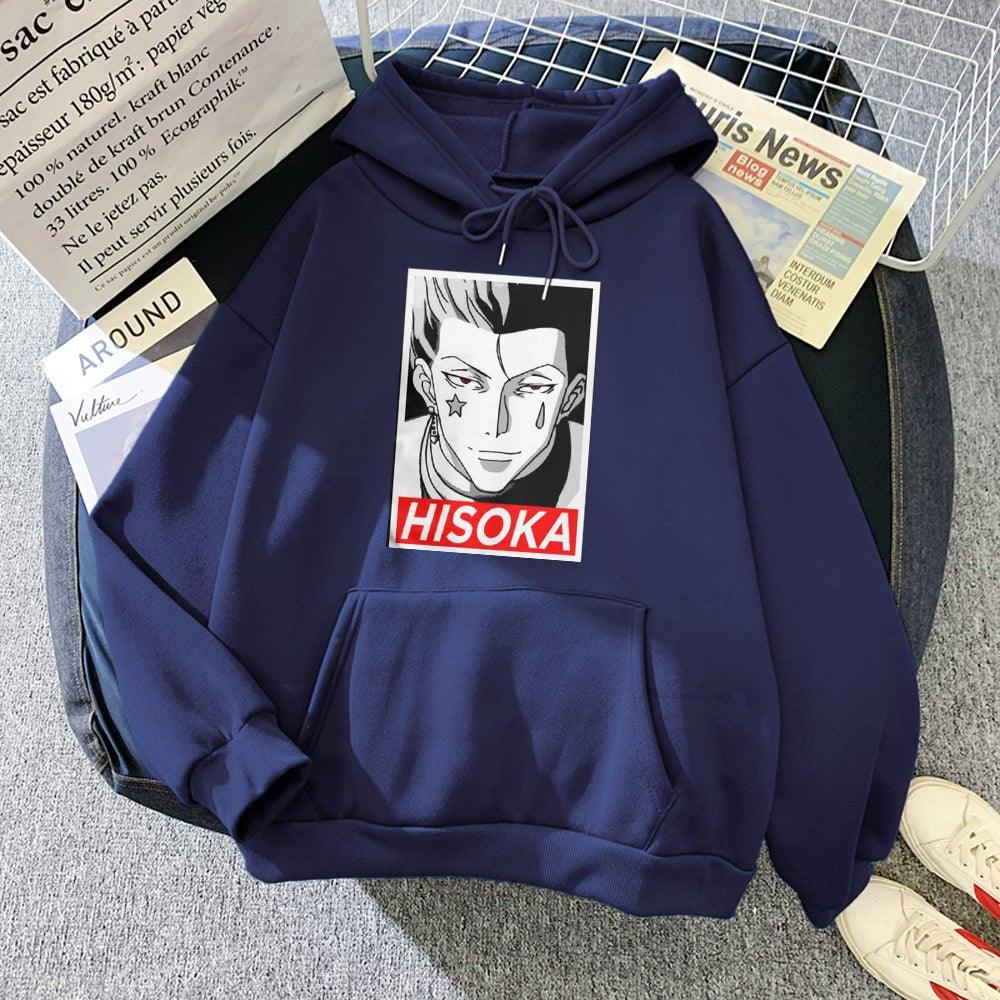 Hisoka Morow hoodie navy blue