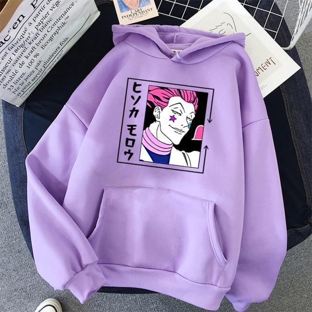 Hisoka Morow Hoodie purple