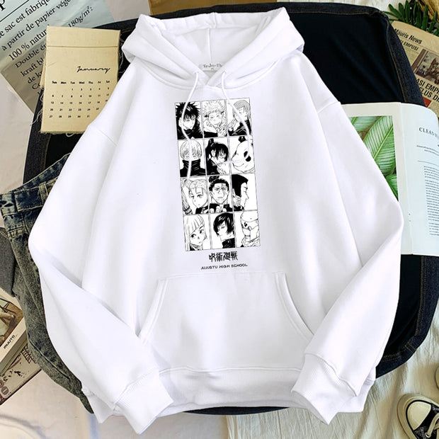 Jujutsu Kaisen Hoodie white