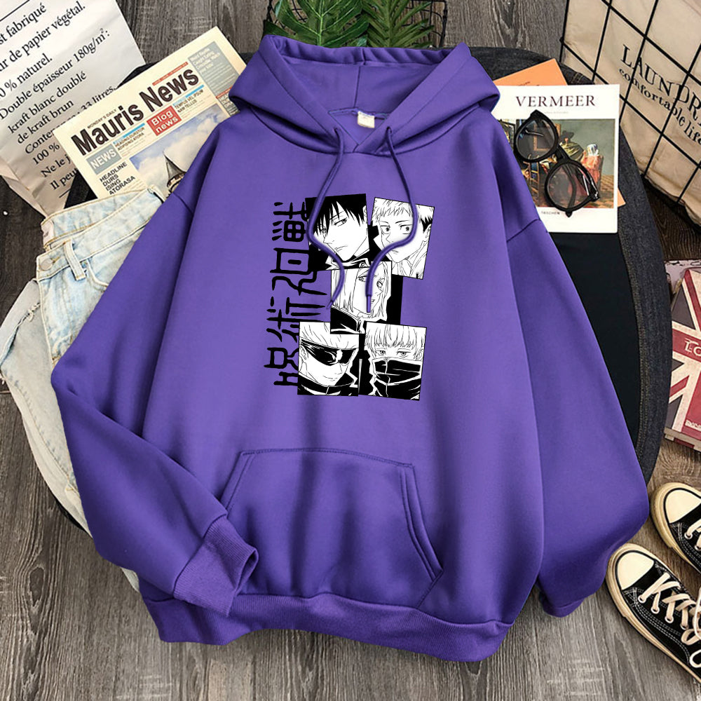 Jujutsu Kaisen Hoodie purple