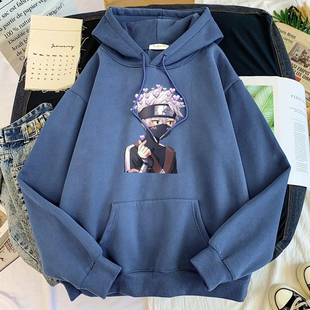 Kakashi love hoodie haze blue