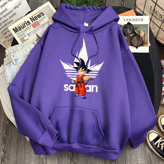 Kid Goku Hoodie purple