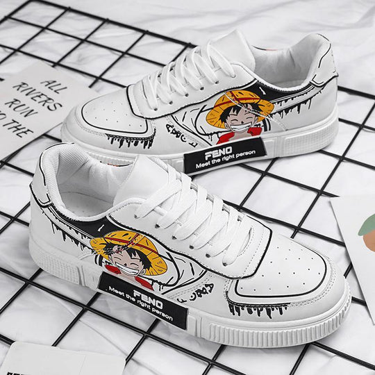 Luffy White Sneakers
