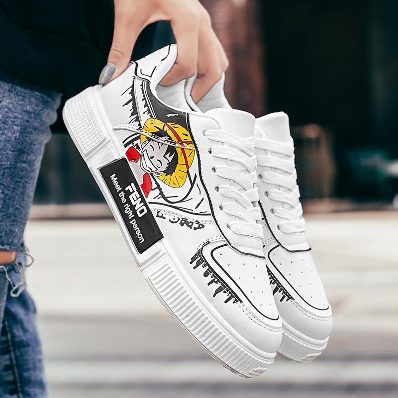 Luffy White Sneakers