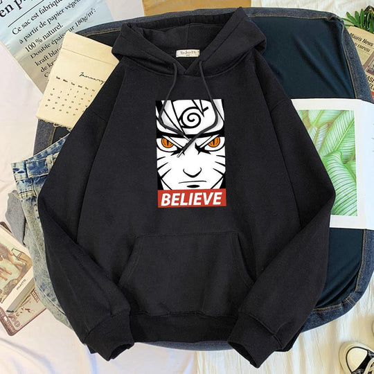 Naruto dattebayo Hoodie black