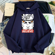 Naruto dattebayo Hoodie navy blue