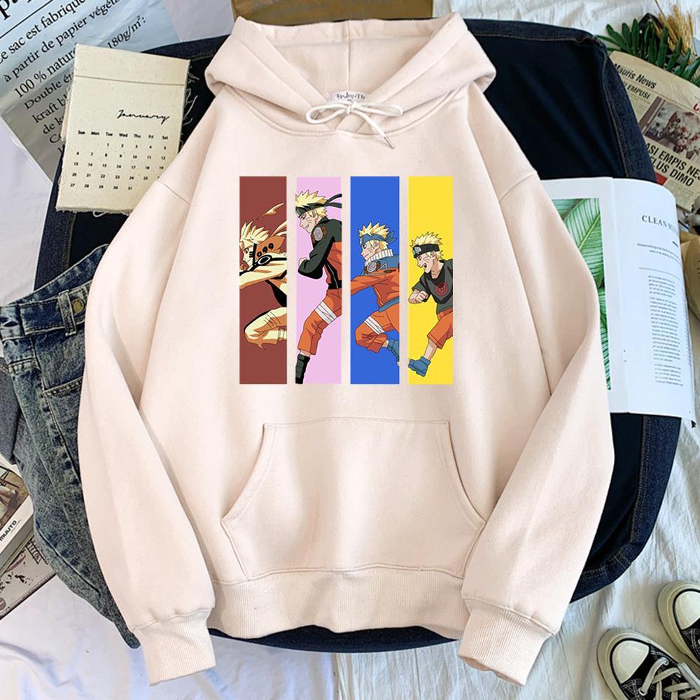 Naruto Evolution Hoodie beige