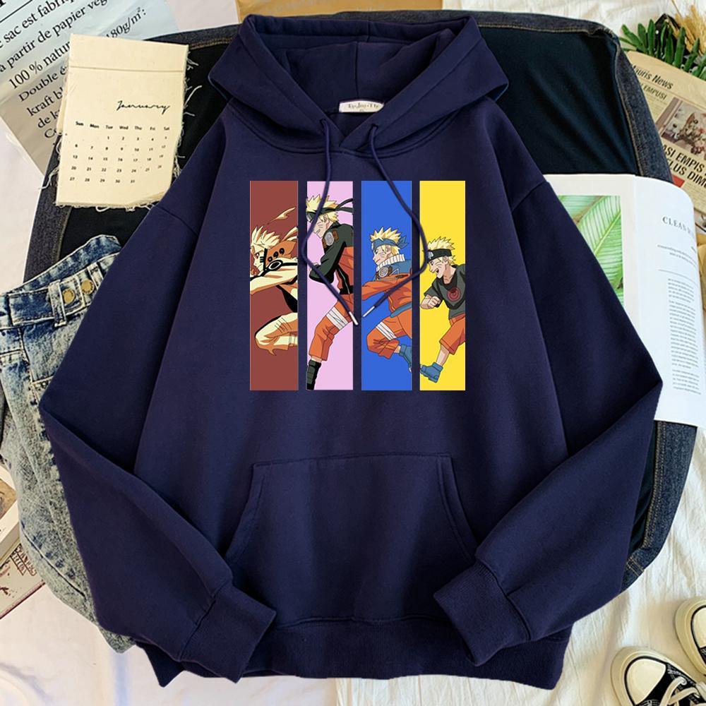 Naruto Evolution Hoodie dark blue