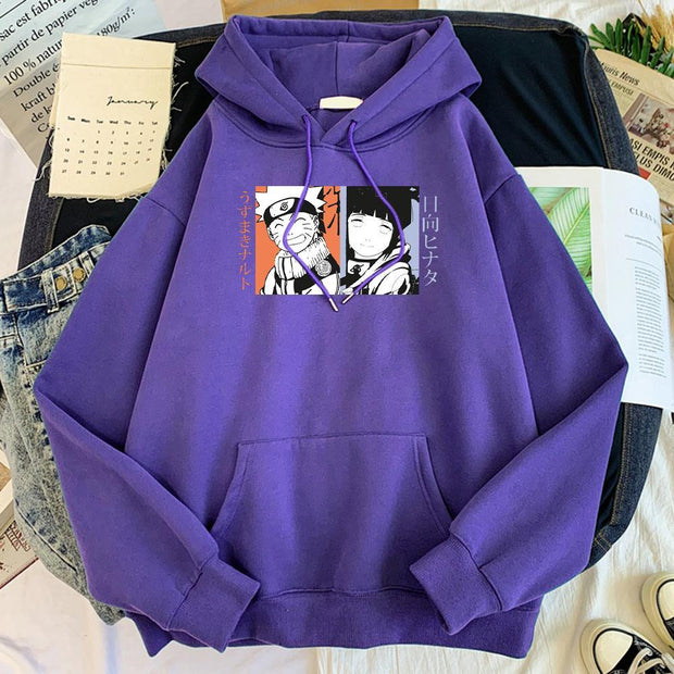 Naruto Hinata Hoodie purple