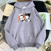 Naruto Hinata Hoodie gray
