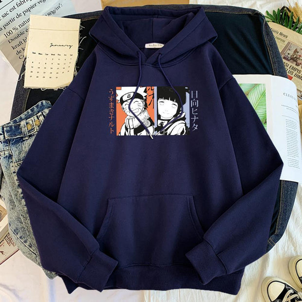 Naruto Hinata Hoodie navy Blue
