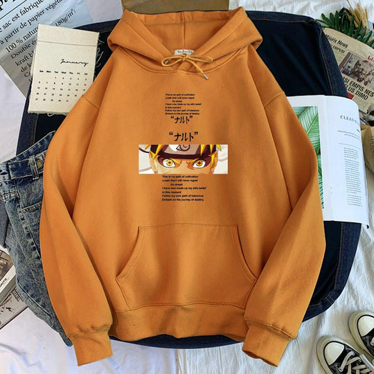 This is my path of cultivation Naruto Hoodie khaki