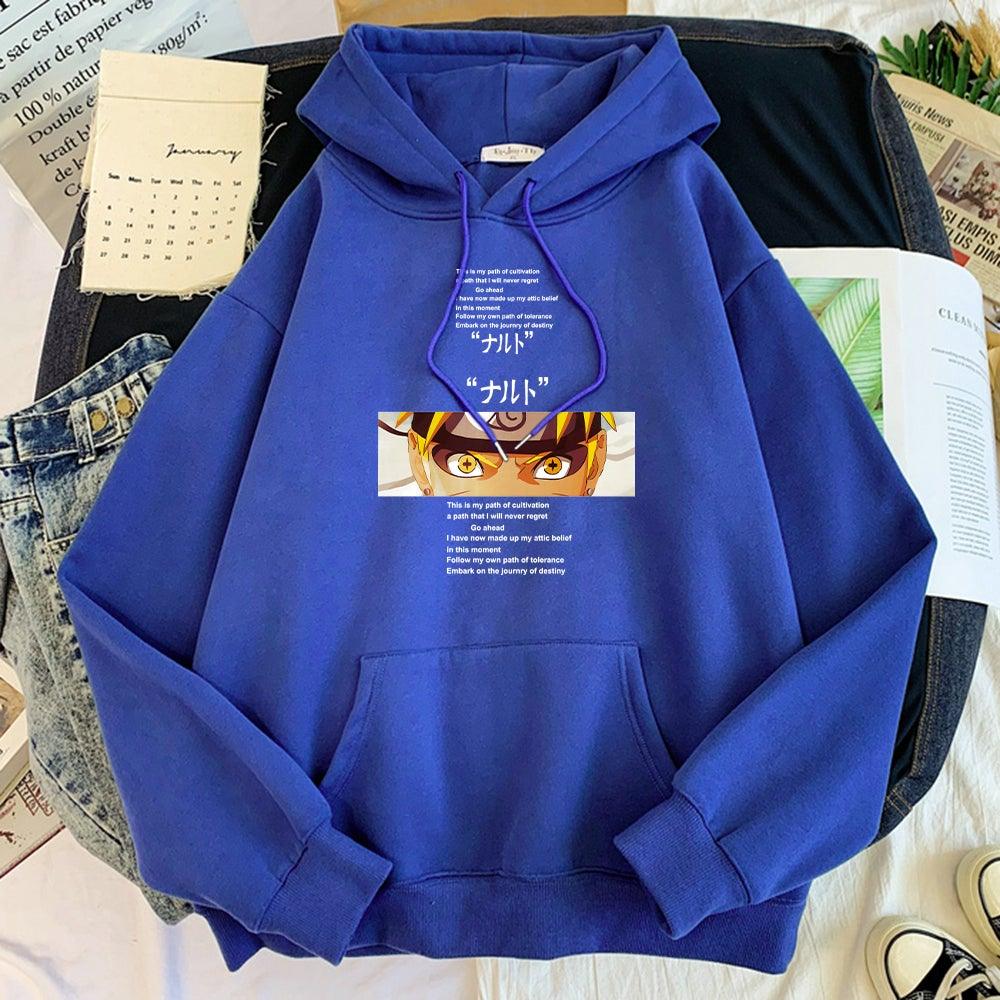 This is my path of cultivation Naruto Hoodie blue