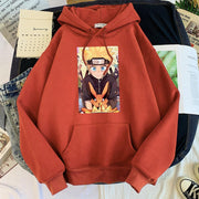 Naruto Kurama Hoodie Brick Red
