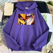 Naruto Kurama Hoodie Purple