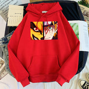 Naruto Kurama Hoodie Red