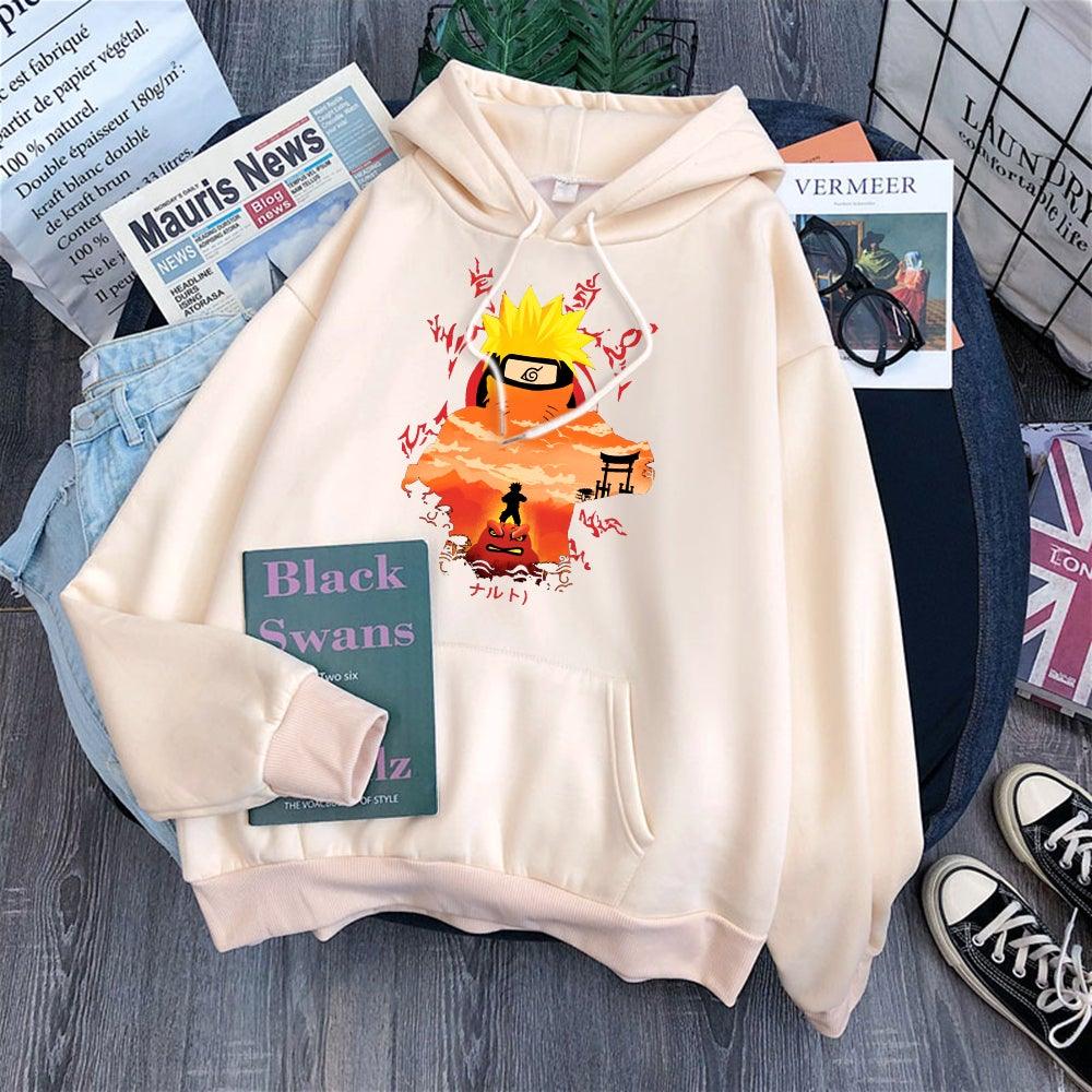 Naruto Gamabunta Hoodie beige