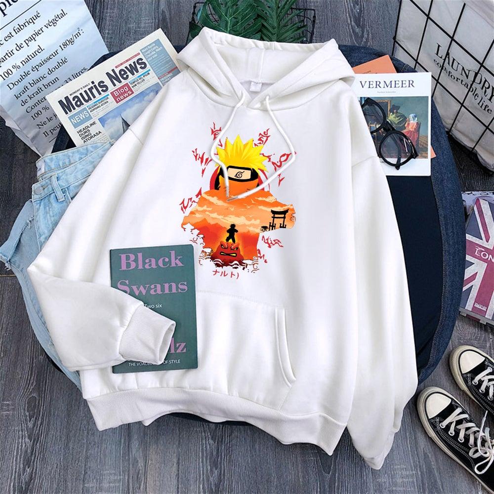 Naruto Gamabunta Hoodie white