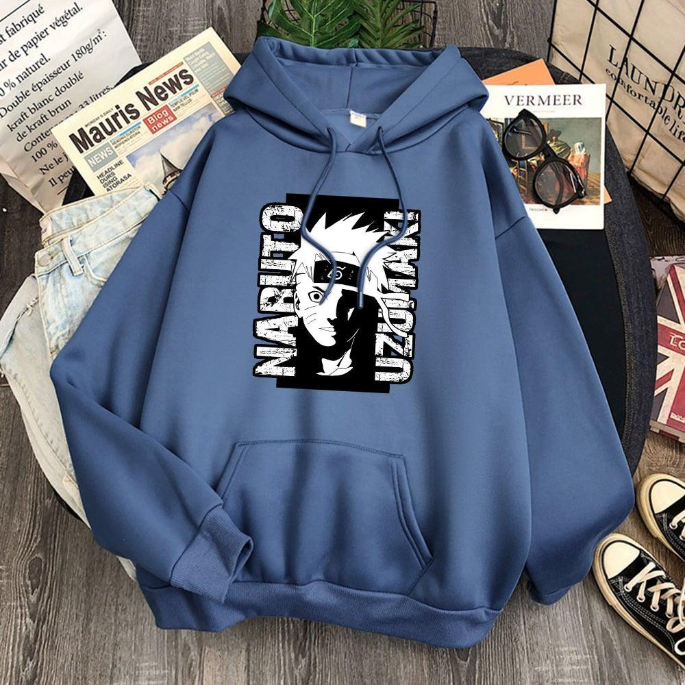 Naruto Uzumaki Hoodie haze blue