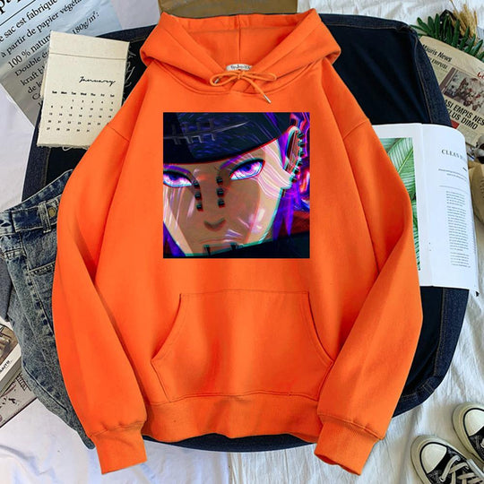 pain yahiko hoodie orange