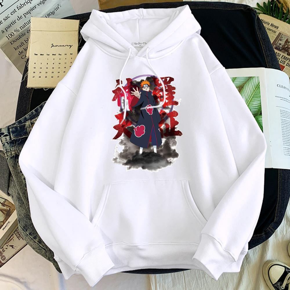 Pain Akatsuki Hoodie white