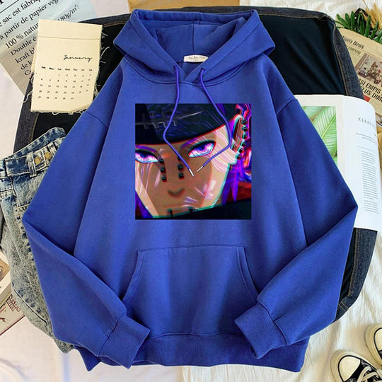pain yahiko hoodie blue