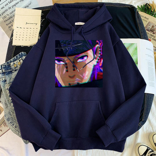 pain yahiko hoodie dark blue