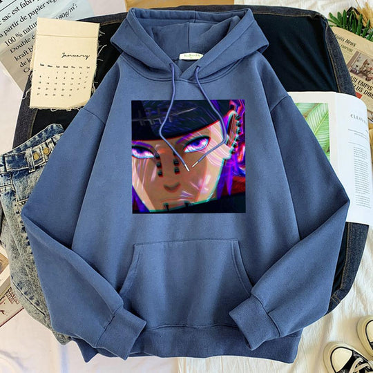 pain yahiko hoodie haze blue