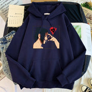 itachi uchiha death hoodie navy blue