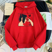 itachi uchiha death hoodie red