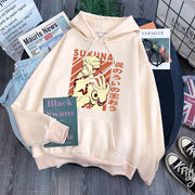Ryomen Sukuna Hoodie beige