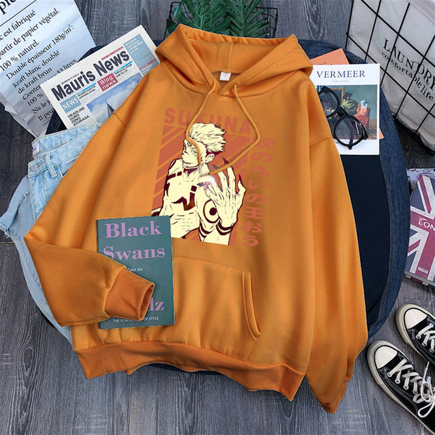Ryomen Sukuna Hoodie khaki