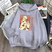 Ryomen Sukuna Hoodie gray
