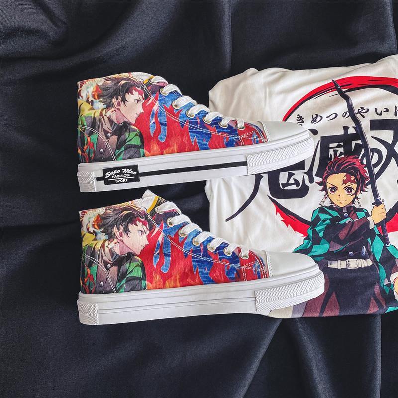 Tanjiro and Giyu Sneakers