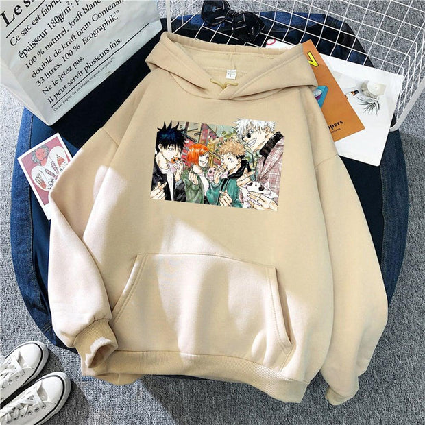 Team Gojo Hoodie beige