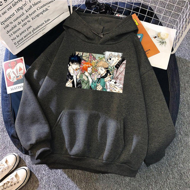 Team Gojo Hoodie dark gray