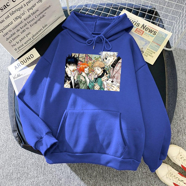 Team Gojo Hoodie blue
