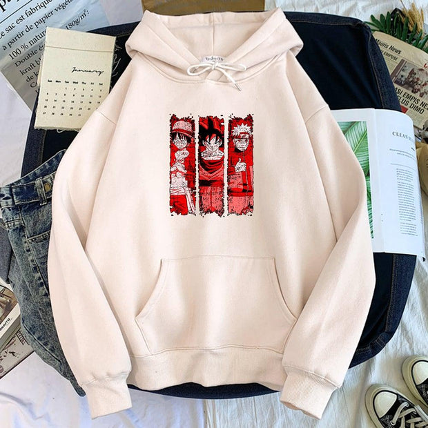 Three Legends Hoodie beige