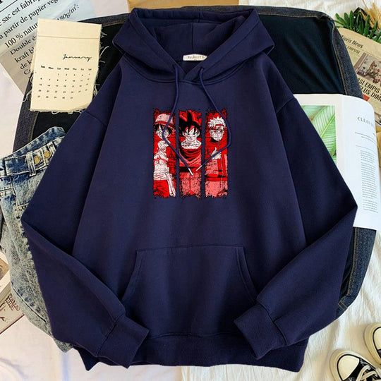 Three Legends Hoodie navy blue