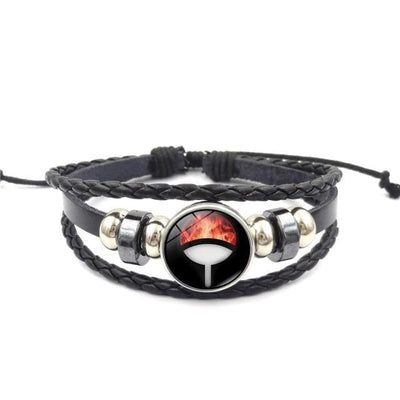 Uchiha Symbol Bracelet