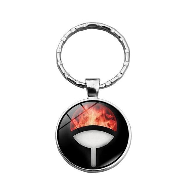 Uchiha Symbol Keychain