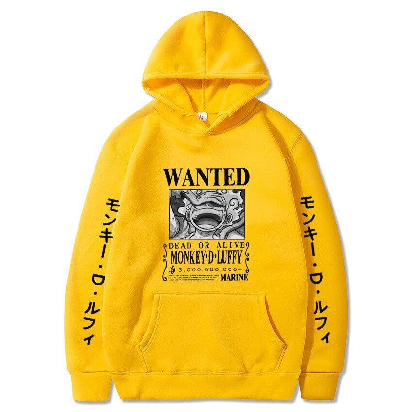 Luffy Wanted Hoodie