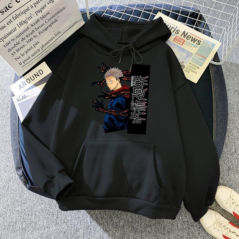 Yuji Itadori Hoodie black